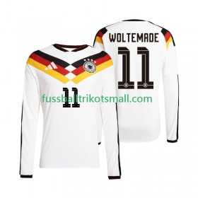 Fußballtrikots Deutschland Woltemade 11 World Cup 2026 Langarm Heimtrikotsatz kaufen